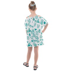 Kids  One Piece Chiffon Dress 