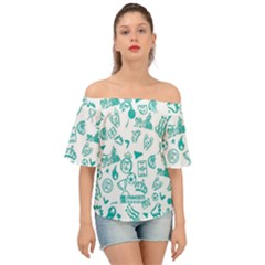 Off Shoulder Short Sleeve Top 