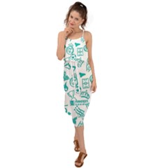 Waist Tie Cover Up Chiffon Dress 