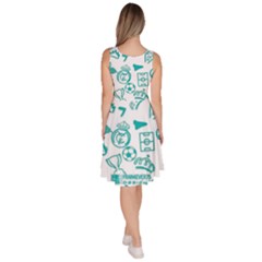 Knee Length Skater Dress With Pockets 