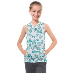 Kids  Sleeveless Hoodie 