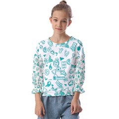 Kids  Cuff Sleeve Top 