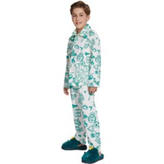 Kids  Long Sleeve Velvet Pajamas Set 