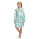 Kids  Long Sleeve Velvet Lounge Robe 