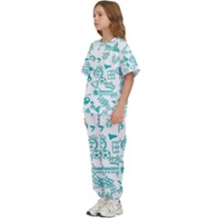 Kids  T-Shirt and Pants Sports Set 