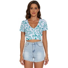 V-Neck Crop Top 