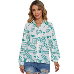 Women s Long Sleeve Button Up Shirt 