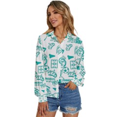 Women s Long Sleeve Button Up Shirt 