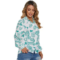 Women s Long Sleeve Button Up Shirt 