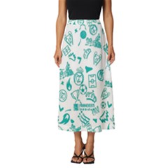 Classic Midi Chiffon Skirt 