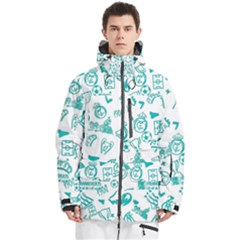 Men s Multi Pockets Zip Ski and Snowboard Waterproof Breathable Jacket 