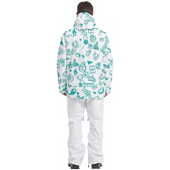 Men s Multi Pockets Zip Ski and Snowboard Waterproof Breathable Jacket 