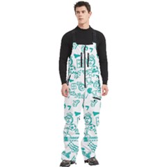 Men s Front Zip Ski And Snowboard Bib Pants 