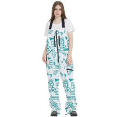 Women s Front Zip Ski And Snowboard Bib Pants 