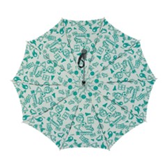 Real Madrid, Background, Pattern, Sport Automatic Folding Umbrella with Case (Large) from ArtsNow.com