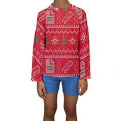 Kids  Long Sleeve Swimwear 