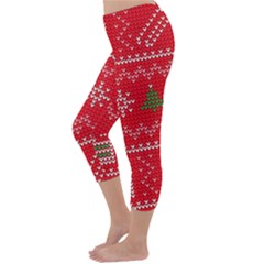 Capri Winter Leggings  Back