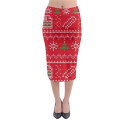 Midi Pencil Skirt 