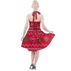 Halter Party Swing Dress  