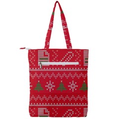 Double Zip Up Tote Bag 