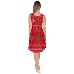 Knee Length Skater Dress With Pockets 