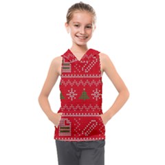 Kids  Sleeveless Hoodie 