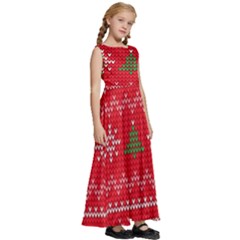 Kids  Satin Sleeveless Maxi Dress 