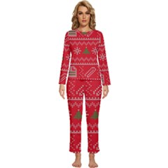 Womens  Long Sleeve Lightweight Pajamas Set 