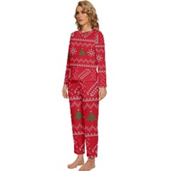 Womens  Long Sleeve Lightweight Pajamas Set 