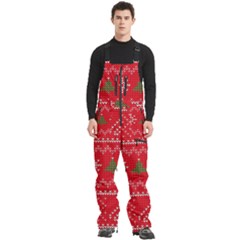 Men s Front Zip Ski And Snowboard Bib Pants 