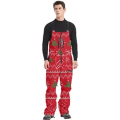 Men s Front Zip Ski And Snowboard Bib Pants 