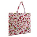 Zipper Large Tote Bag 