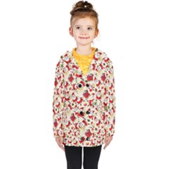 Kids  Double Breasted Button Coat 