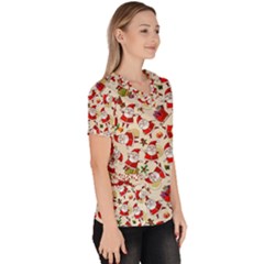 Women s V-Neck Scrub Top 