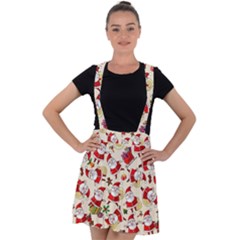 Velvet Suspender Skater Skirt 