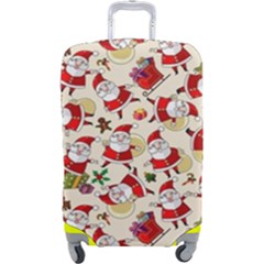 Santa Claus Patterns, Christmas Decorations Luggage Cover (Large) from ArtsNow.com