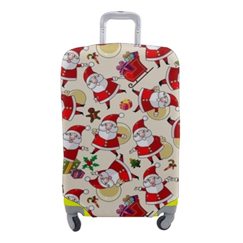 Santa Claus Patterns, Christmas Decorations Luggage Cover (Small) from ArtsNow.com