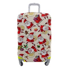 Santa Claus Patterns, Christmas Decorations Luggage Cover (Small) from ArtsNow.com