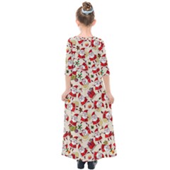 Kids  Quarter Sleeve Maxi Dress 