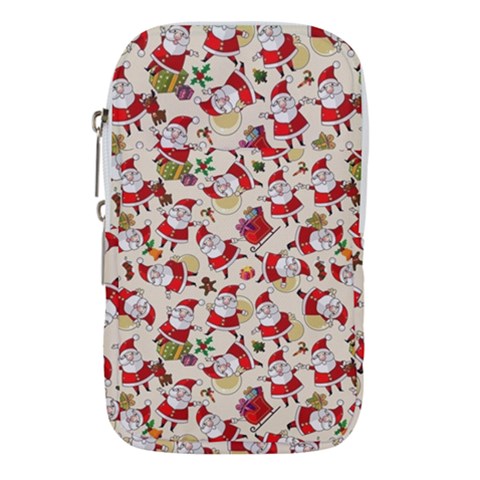 Santa Claus Patterns, Christmas Decorations Waist Pouch (Small) from ArtsNow.com