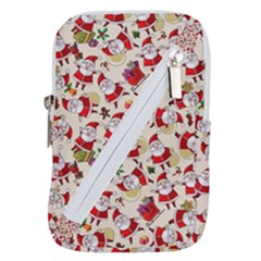 Santa Claus Patterns, Christmas Decorations Belt Pouch Bag (Small) from ArtsNow.com