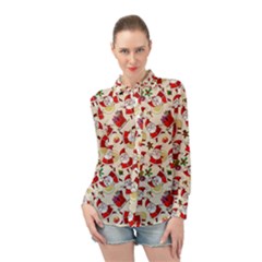 Long Sleeve Chiffon Shirt 