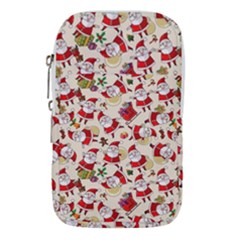 Santa Claus Patterns, Christmas Decorations Waist Pouch (Large) from ArtsNow.com