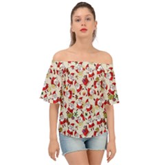 Off Shoulder Short Sleeve Top 