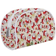 Santa Claus Patterns, Christmas Decorations Make Up Case (Large) from ArtsNow.com