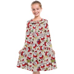 Santa Claus Patterns, Christmas Decorations Kids  Midi Sailor Dress from ArtsNow.com