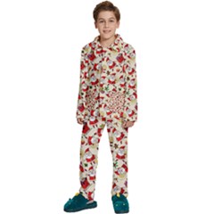 Kids  Long Sleeve Velvet Pajamas Set 