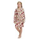 Kids  Long Sleeve Velvet Lounge Robe 