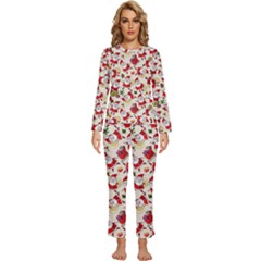 Womens  Long Sleeve Lightweight Pajamas Set 