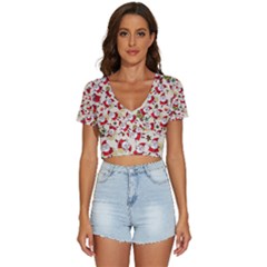 V-Neck Crop Top 